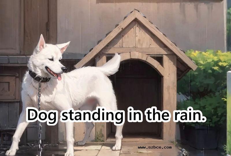 【AI漫画】站在雨中的流浪狗&看门狗