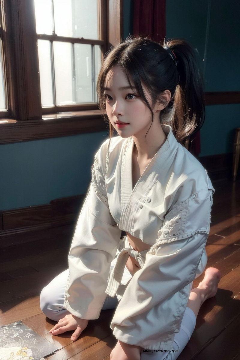 【AI生成】空手道女孩