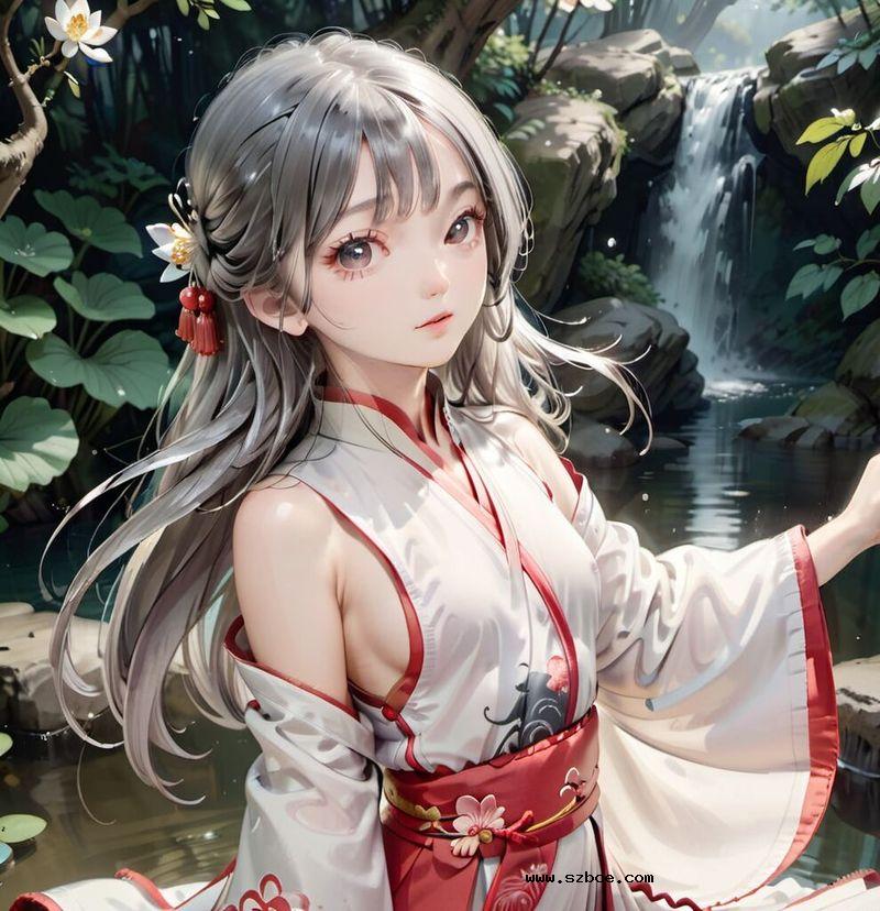 【AI生成】半中華水墨風輕工口圖