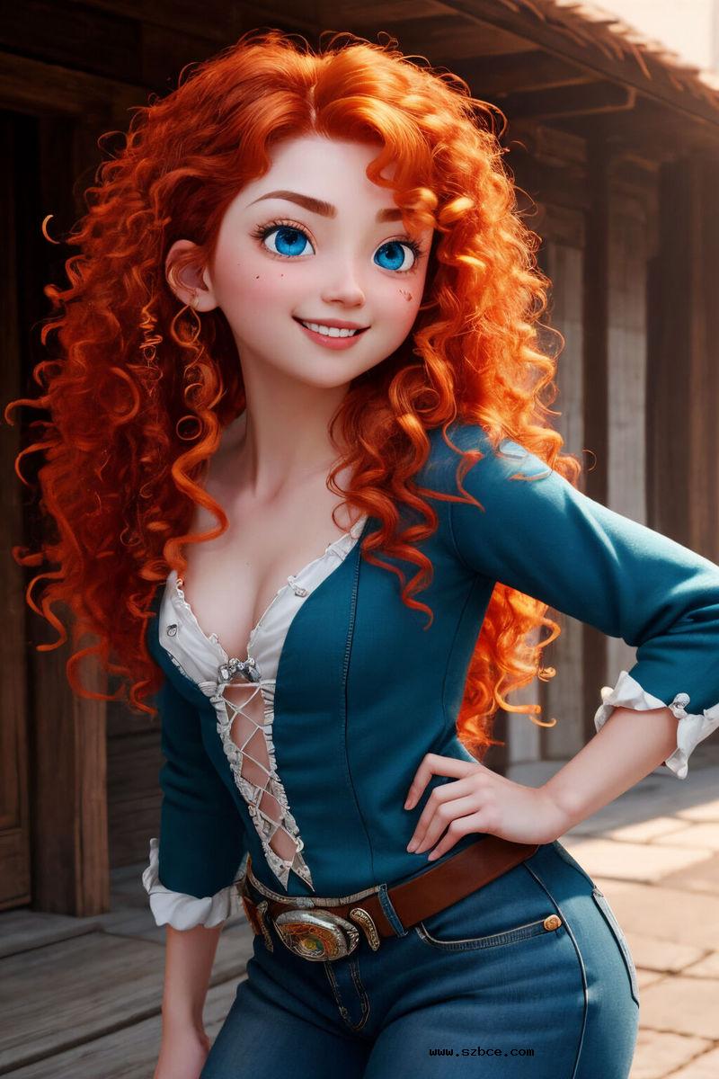 【AI生成】勇敢传说-梅莉达公主