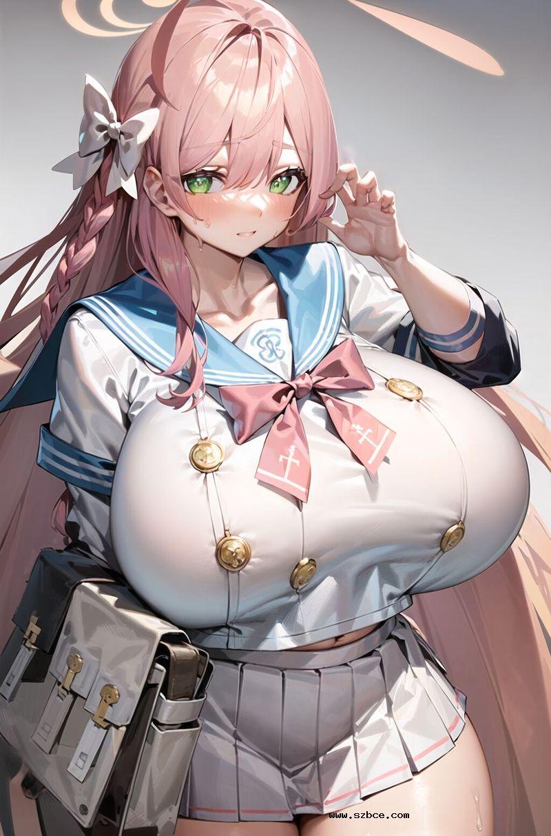 【AI生成】巨乳花子的蓝色档案